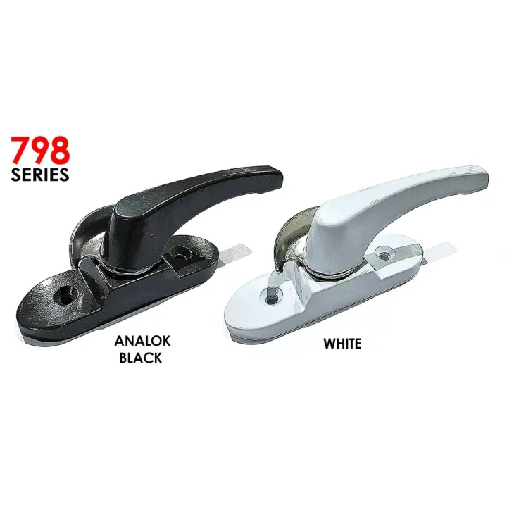 798 Series Centerlock 8cm Half Moon Analok Black Or White Sliding