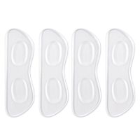 2PCS Soft Silicone Shoe Insoles Heel Stickers Thickened Anti-slip Wear-resistant Foot Heel Posts Massage Shoes Foot Cushion Shoes Accessories