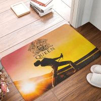 Freddie Mercury Queen Rock Band Rug Carpet Home Living Room Bedroom Decoration Doormat Entrance Door Mat Floormat 16x24 Inches