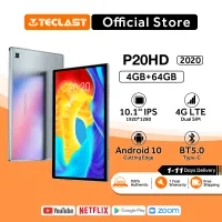 【รับประกันศูนย์ไทย 1ปี】Teclast P20HD tablet Wifi 4G LTE แท็บเล็ต จอแสดงผล10.1 นิ้ว RAM 4GB ROM 64GB CPU octa-core UNISOC SC9863A ความจุสูงสุด 128