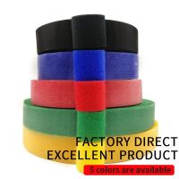 5meter/pack   10MM width Band Hook &amp; Loop binding tape can cut cable tie Cable Management