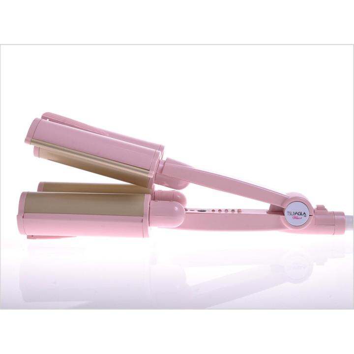 tsuyagla-wave-เครื่องทำผมลอน-เมอร์เมด-by-kumicky-ขนาด-26-mm-สีชมพู-ของแท้ดี-มีการรับประกัน-1-ปีเต็ม