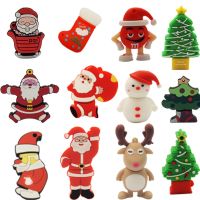 【CW】 Cartoon gift USB Flash Drive 64GB Claus 4GB 8GB 16GB 32GB 128GB Memory Stick