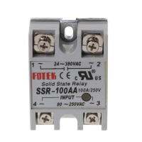 24V-380V SSR-100AA 100A AC-AC Solid State Relay โมดูลตัวควบคุมอุณหภูมิ