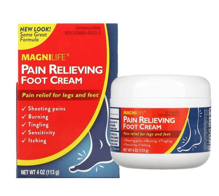 MagniLife Pain Relieving Foot Cream 4oz 113g Homeopathic | Lazada PH