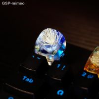 Oftermeo ESC หมวกแก็ป Teclado Mecânico หมวกแก๊ปคีย์บอร์ด Resina Artesanal Personalizado ไฟ RGB Backlit Verão De Sábio 1