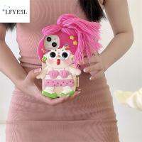 LFYE5L บิกินี่สาว เคสโทรศัพท์ผู้หญิงผมยาว สโน ที่ครอบป้องกัน ของขวัญสำหรับเด็กผู้หญิง น่ารักน่ารักๆ สำหรับ iPhone 14 PRO MAX