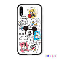 เคสมือถือเคสโทรศัพท์เคส  infinix Hot 7 Pro//X625/x625b/x625d โทรศัพท์แฟชั่นการ์ตูนอะนิเมะตัวละครมันวาวโทรศัพท์มือถือปลอกกระจกโทรศัพท์มือถือปกหลัง