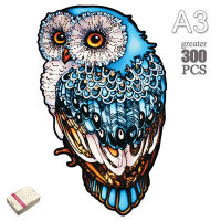 Wooden Animal Jigsaw Puzzles For s Kids Games Mysterious Owl Puzzle Child Gifts Educational Toys 3D Puzzle Jigsaw 2022