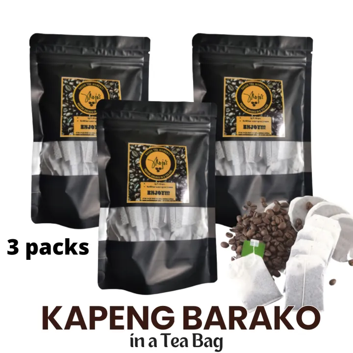 3 packs ng Kapeng Barako in a Tea bag 20's | Lazada PH