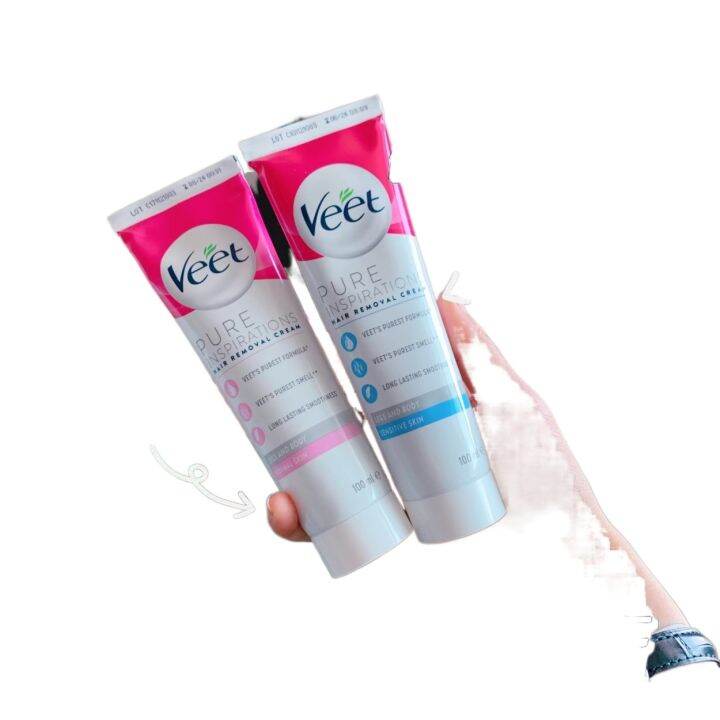 Veet hair removal cream female France Veet armpit body armpit hair leg