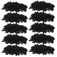 5000 Black Rubber Stopper Rings/ Silicone Beads Fit European Clip Beads