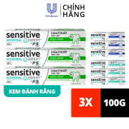 Bộ 3 Kem Đánh Răng Cho Răng Nhạy Cảm P S Sensitive Mineral Expert Thơm Mát