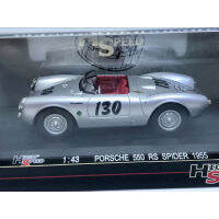 โมเดลรถเหล็ก PORSCHE 550 RS SPIDER 1955 สเกล 1/43 High Speed ราคาพิเศษ มีฐาน มีกล่องใส