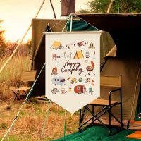 Outdoor Camping Home Decor Camp Decoration Flags Decorative Garden Props Hanging Flags Dropshipping