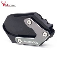 【Popular】 R 1200GS 1250GSA อุปกรณ์เสริมรถจักรยานยนต์ CNC Kickstand ขาตั้ง Pad สำหรับ BMW R1200GS LC/ADV. R1250GS/ผจญภัย/HP ช่วงล่างต่ำ