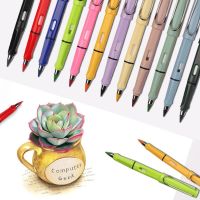 ﹉✓ Creative New 24Pcs/Set Colorful Eternal Pencils No Ink Magic Pencil Students Painting Graffiti School Kawaii Stationery Supplies