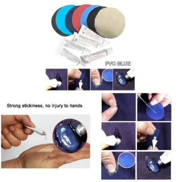 Sup Repair Kit With Pvc Patches And Glue For Inflatables Portable