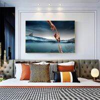 Luyameishop ขนาดใหญ่ Wall Art, Trust And Believe Theme, Canvas Art For Living Room Decor,ภาพสร้างแรงบันดาลใจ,Unframed