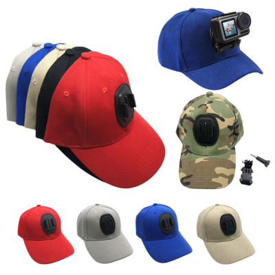 หมวก Cap สำหรับยึดกล้อง Gopro Action Camera / OSMO ACTION 3 2 / Pocket 2 1 / SJCAM/ INSTA360 ONE RS ONE X2 ยี่ห้อ PULUZ