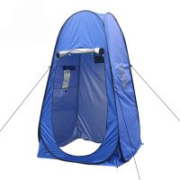 Single Hide Portable Privacy Shower Toilet Camping Pop Up Tent UV Function Outdoor Dressing Photography Green Blue Fishing WC