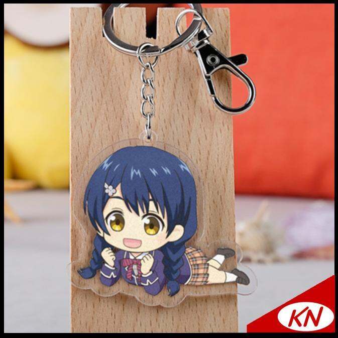 6cm Anime Fans Food Wars！Shokugeki no Soma Yukihira Sōma Megumi Keyrings  Pendant Keychains Llavero - AliExpress