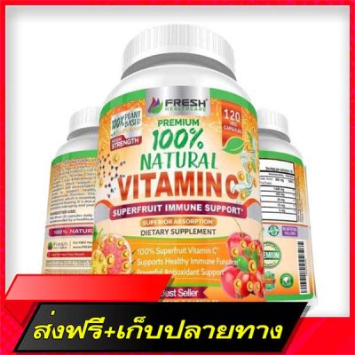 Delivery Free ? Ready to deliver ?Natural  - 100%, 120 CapsulesFast Ship from Bangkok