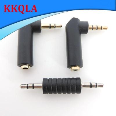 QKKQLA Shop 3.5 male jack Right Angle 90degree male to 3.5mm 3/4Pole Male Female Audio Connector Stereo Plug L Shape Jack Adapter 1pcs