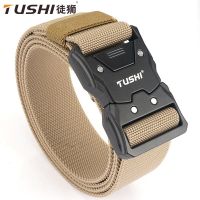 Tactical Quick Release Buckle, Elasticated Stretch Waistband, Casual Cargo Wear, Outdoor Training Belt, Mens Trouser Belt