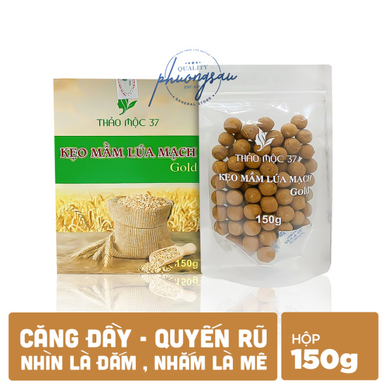 Kẹo mầm lúa mạch gold, thảo mộc 37, săn chắc - ảnh sản phẩm 1