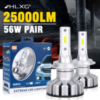 HLXG H7 LED Canbus HB3 HB4 25000LM 12V 24V moto auto headlight H1 H8 H11 Bulb led car h4 lights 9005 9006 6000K Turbo Fog Light Bulbs  LEDs  HIDs