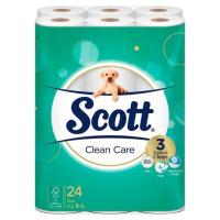 ?จัดโปร !!!? สก๊อตต์ คลีนแคร์ กระดาษทิชชู 24 ม้วน Scott Clean Care Roll Tissue 24pcs