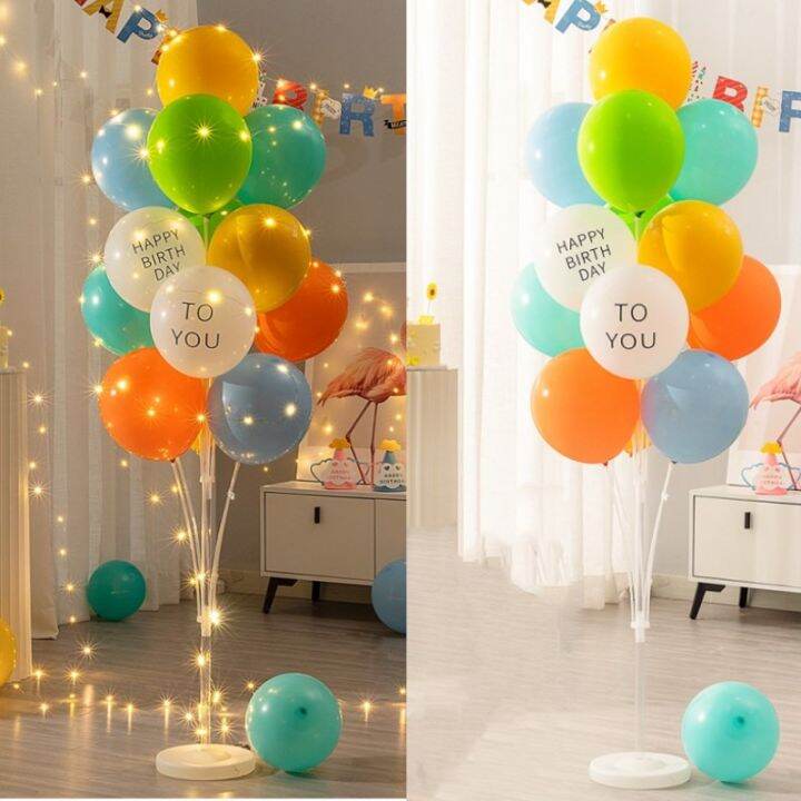 23pcs Balloon Floor Stand Holder With 2pcs LED Light Balloons Tree