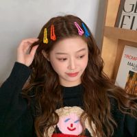 Cute Candy Color Wavy Hair Clip Girl Bangs Clip Hair Clips Side Clip Broken Makeup Clip Hair Accessories