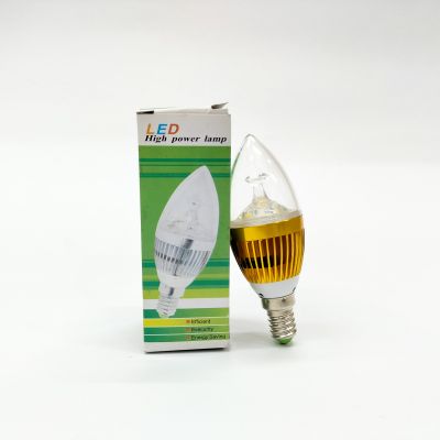 LED Candle Lamp 3W ขั้ว E14  แสง Warmwhite แสงวอร์มไวท์ ไฟประดับตกแต่ง ไฟแต่งห้อง