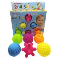 Textured Balls For Baby Baby Textured Sensory Ball Set With Bright Color Infant Sensory Balls Massage Soft Ball Develop Babys Tactile Senses Balls For Infant Touch Hand Ball excellently