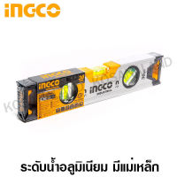 INGCO ระดับน้ำอลูมิเนียม 30 ซม. (12 นิ้ว)  มีแม่เหล็ก รุ่นงานหนัก รุ่น HSL38030M ( Aluminium Level with Powerful Magnets ) ระดับน้ำ