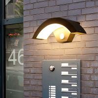 TRAZOS 18W Outdoor Waterproof Wall Lamp LED Wall Light Indoor Wall Sconce Aluminum Outside Porch Garden Lights Wall Lamps