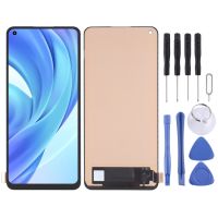 วัสดุ TFT จอ LCD แบบดั้งเดิมหน้าจอและ Digitizer ประกอบเต็มตัวเครื่องสำหรับ Xiaomi Mi 11 Lite/11 Lite 5G NE (คลังสินค้าพร้อม)