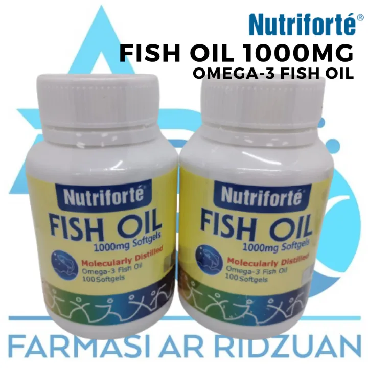 Nutriforte Fish Oil 1000mg 100's | Lazada