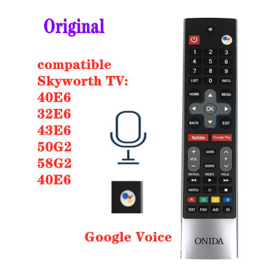 For Skyworth 40E6 32E6 43E6 50G2 58G2 40E6 4K Android TV NEW Original Remote control HOF19H705GPD10 58UIC Skyworth Google Voice Fernbedienung