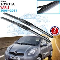 ใบมีดไม้เช็ดรถรถยนต์ Toyota Yaris Vitz XP90 2006 ~ 2011 MK2กระจกหน้าที่ปัดน้ำฝน2007 2008 2009 2010อุปกรณ์เสริมรถยนต์