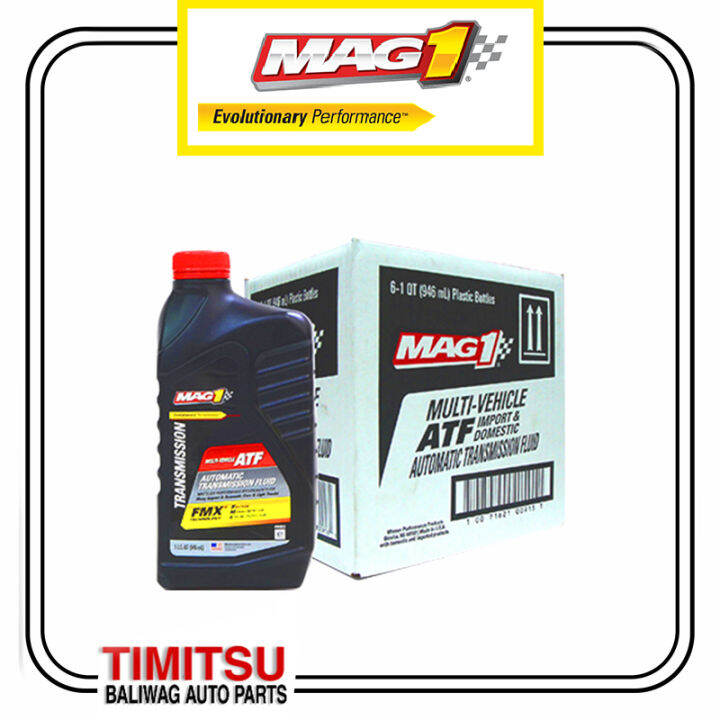 MAG 1 MULTI-VEHICLE ATF (AUTOMATIC TRANSMISSION FLUID) 1 CASE (1QUARTS ...