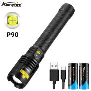 Alonefire Đèn Pin Led Mạnh Nhất H52 XHP90