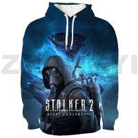 เกมยิงสงคราม S.t.a. L.k.e.r. เสื้อฮู้ด3D ลายพรางทหาร2หัวใจแฟชั่นอะนิเมะผู้หญิงเสื้อสวมหัว Stalker 2บุรุษ