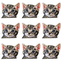 Pulaqi 10PCS Animal Cartoon Patch Cute Wholesale Patches Iron On Patches For Clothing Cat Wholesale Dropship Custom Patch