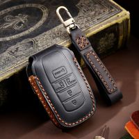 Leather Smart Key Case Cover Fob Protector Car Accessories Keychain Holder for Toyota Sienna 6 Button Senna Keyring Shell Bag