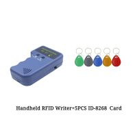 เครื่องอ่านการ์ดเครื่องคัดลอก RFID 125กิโลเฮิรตซ์ EM4100เครื่องถ่ายเอกสารโปรแกรมเมอร์วิดีโอ T5577เขียนซ้ำได้ตัวอ่านแท็กกุญแจ EM4305การ์ด