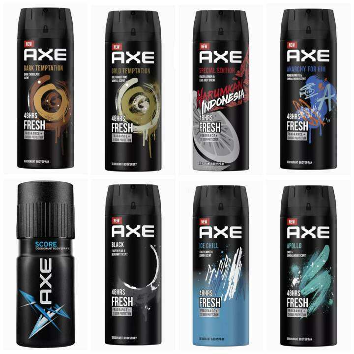 AXE Body Spray Deodorant 135ml All Varian Lazada Indonesia