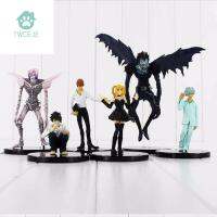 TWCEJE168อนุสาวรีย์ย่อส่วนยากามิไลท์ Rem Ryuk 6ชิ้น/ชุดโมเดลของเล่นอะนิเมะของประดับโต๊ะทำงานหุ่นของเล่นตุ๊กตาขยับแขนขาได้